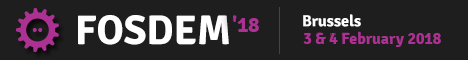FOSDEM 2018 logo